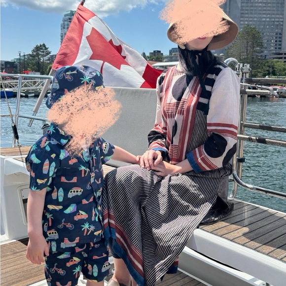 Ajrakh handmade and block printed in India dress - Picture 4 of 7